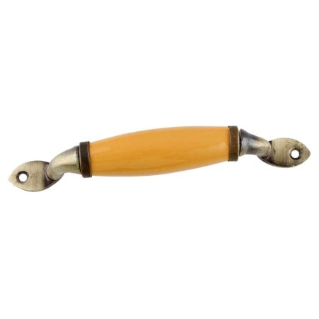 Mustard Small Ceramic Antique Door Handles